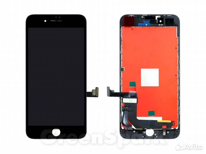 Дисплей для iPhone 8 Plus +тач черный с рамкой co