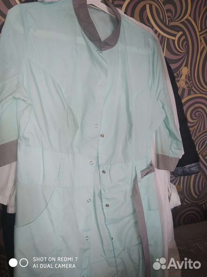 Халаты медицинские новые и б/у разм от 42-52