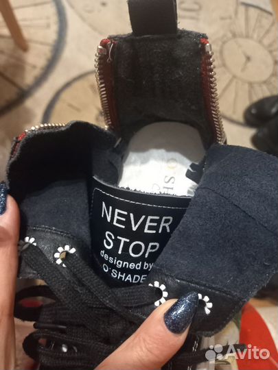 Кеды кожаные O'shade 37 p. новые