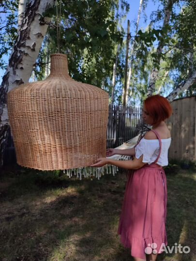 Абажур подвесной потолочный большой