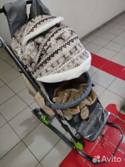 Детские санки коляска бу