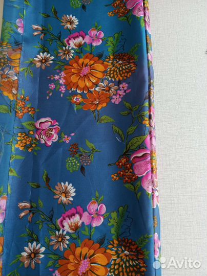 Продаются отрезы тканей х/б, шелк для рукоделия