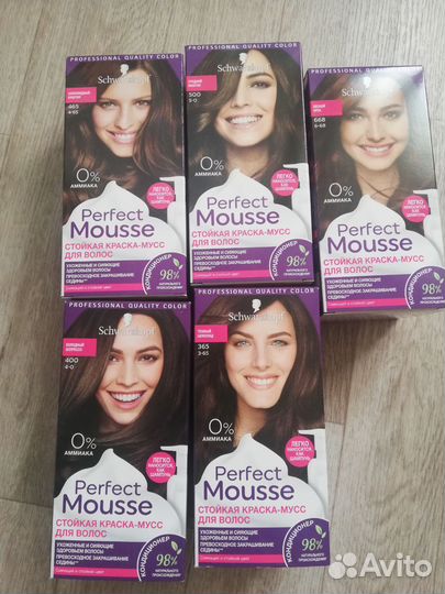 Краска для волос perfect mousse