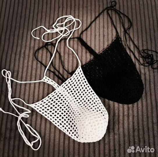 Вязаные мужские стринги