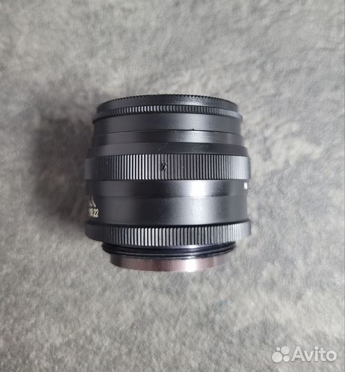 Объектив Юпитер-3 чёрный 0387