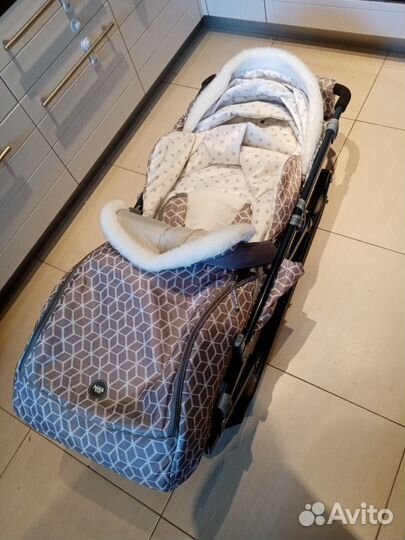 Детские санки коляска nika