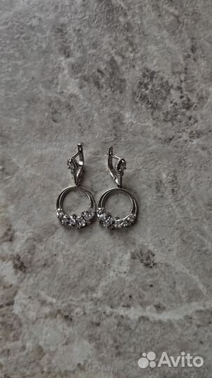 Серебряные серьги