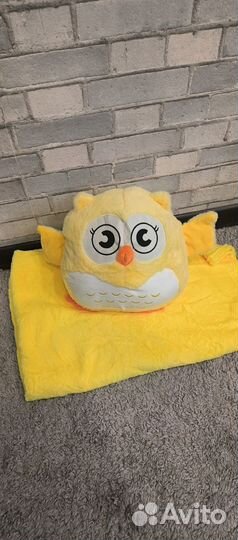 Сова с пледом 3 в 1