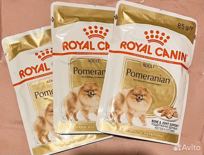 Royal Canine Pomeranian Adult(паштет) 12х85г