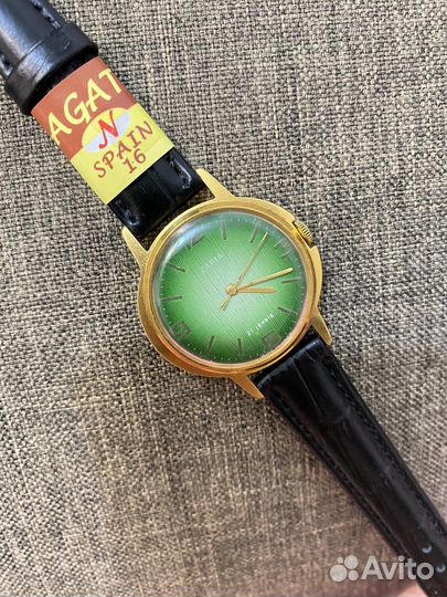 Часы мужские СССР Заря позолоченные Au10