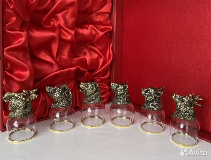 Стопки-перевёртыши 6 шт «Звери»