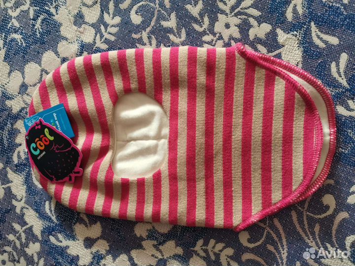 Шапка шлем для девочки 50-52