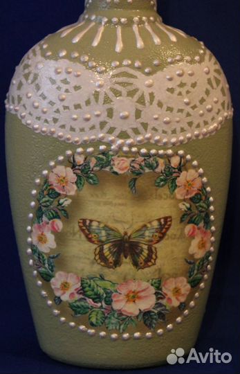 Бутылка декоративная в ассортименте