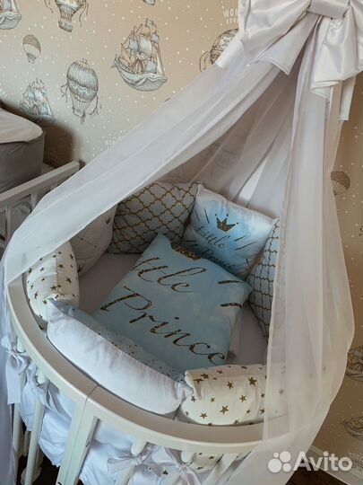 Бортики для детской кроватки