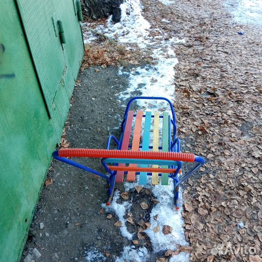 Детские зимние санки