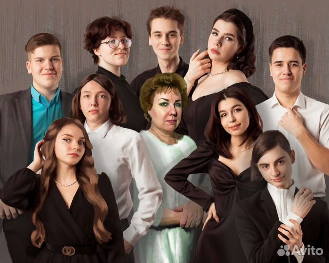 Графический портрет по фото