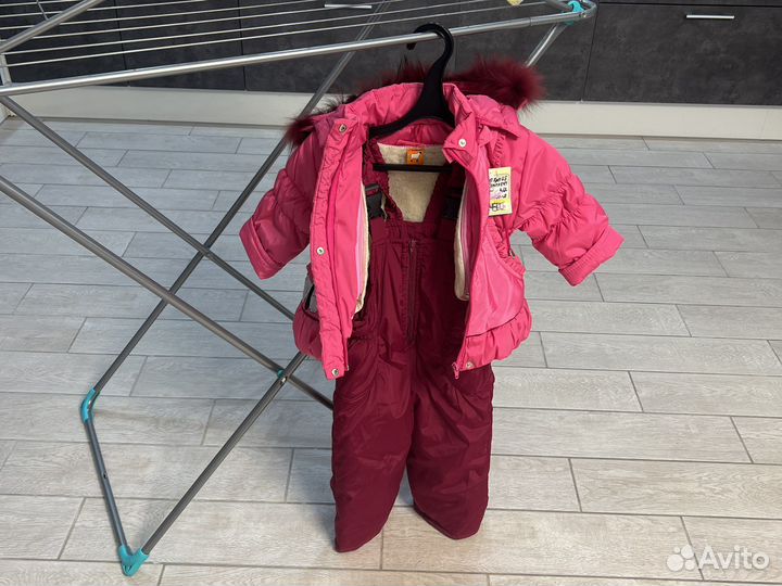 Зимний костюм для девочки новый