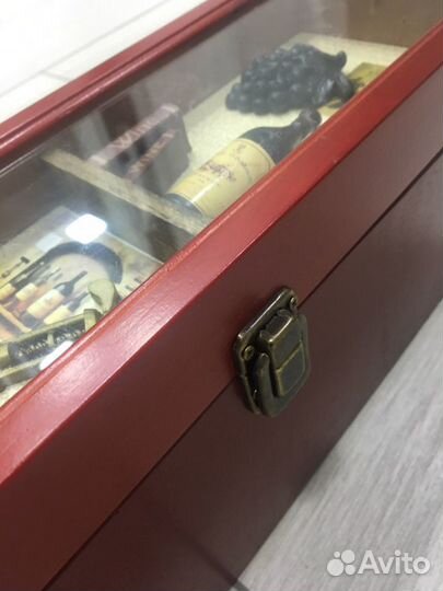 Шкатулка подарочная под бутылку