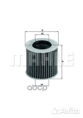 Фильтр масляный mahle OX 414D1 OX414D1 Mahle/K