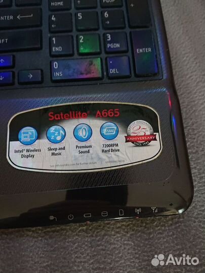 Ноутбук toshiba satellite a 665