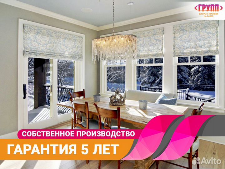 Римские шторы на кухню