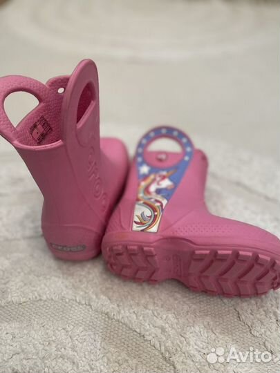 Резиновые сапоги crocs c8