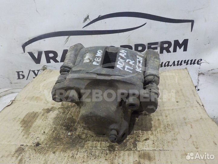 Суппорт тормозной передний правый Renault Logan