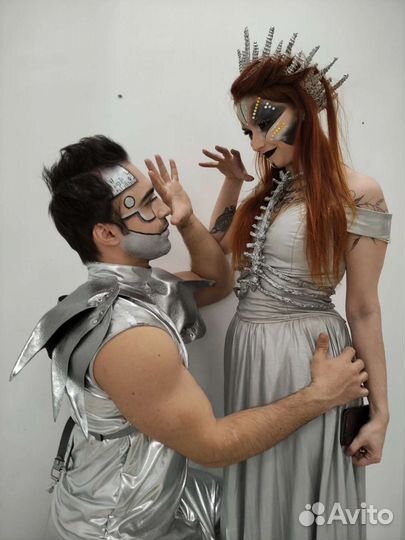 Костюм космический футуристика инопланетянин робот