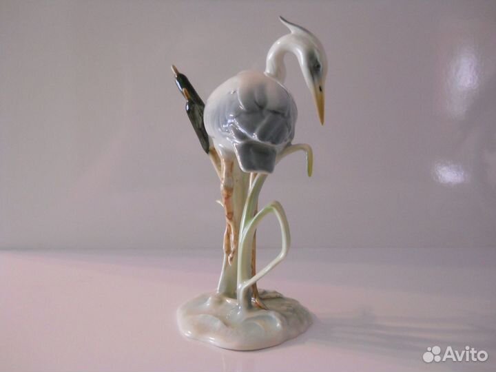 Alka Kunst (Kaiser) фарфоровая цапля (Германия)