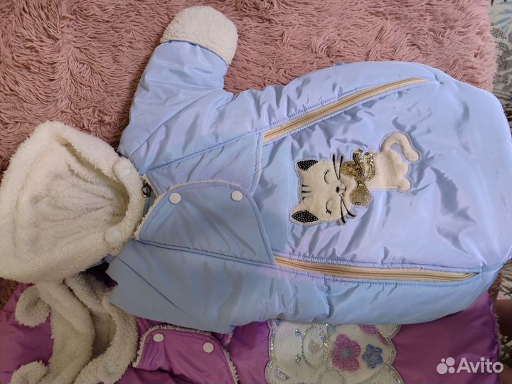 Конверт на выписку зимний