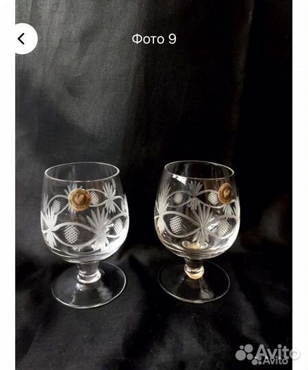 Фужеры и рюмки СССР стекло добор