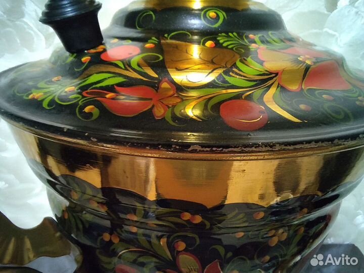 Самовар электрический 1978г. СССР. Хохлома. 2,5л