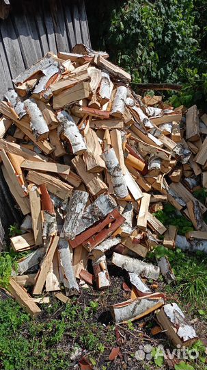 Дрова колотые сухие
