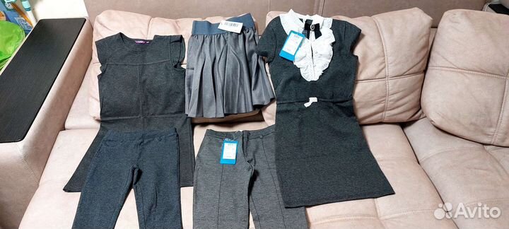 Школьная форма серая для девочки 140,146