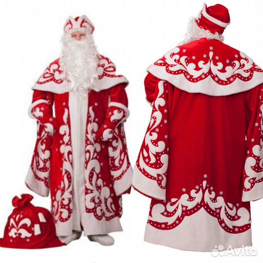 Костюм Деда Мороза царский новый