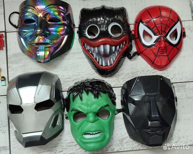 Маски супергероев