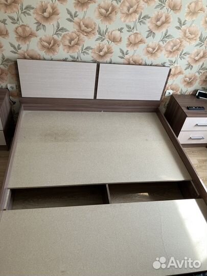 Кровать двухспальная 160 200 с ящиками