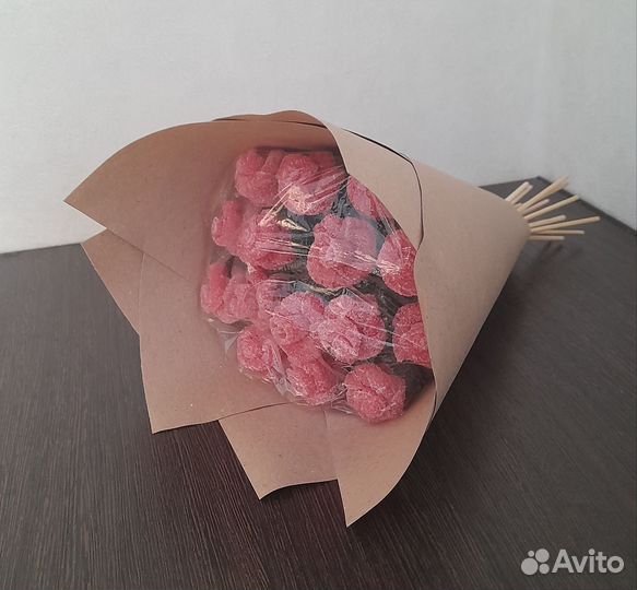 Мармеладный букет роз (съедобный букет)