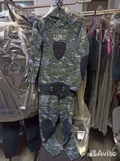 Мокрый Гидрокостюм омер открытая пора подв/охота