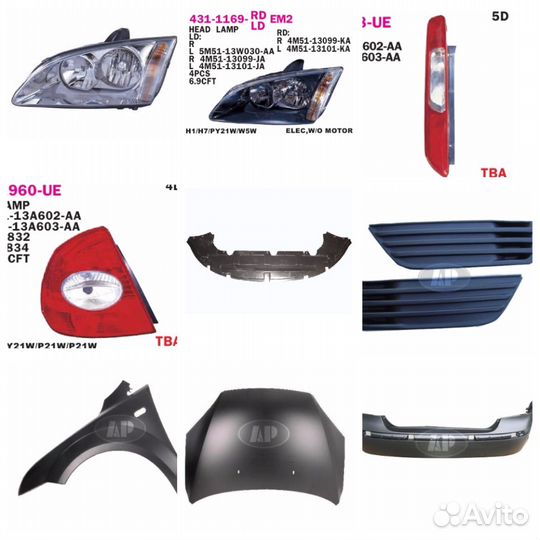Запасные части на Ford Focus 2