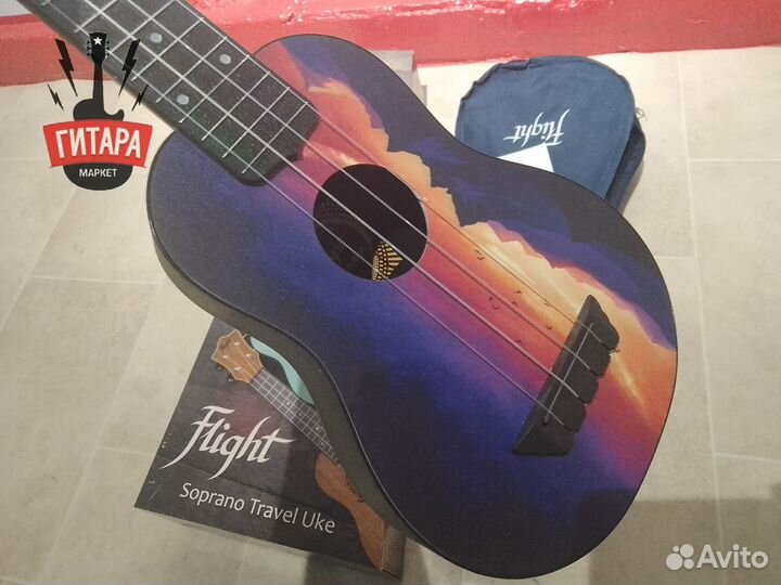 Укулеле-сопрано Flight TUS-EE sunset + чехол