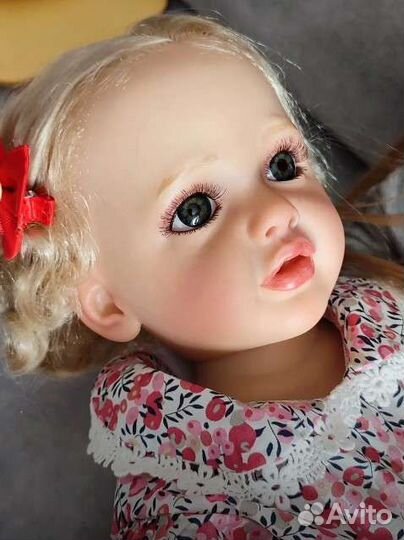 Кукла реборн силиконовая, блондинка