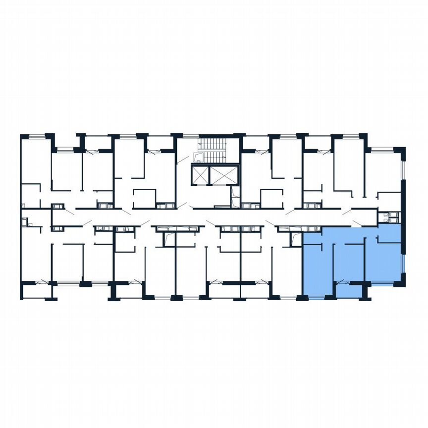 2-к. квартира, 52,4 м², 12/12 эт.