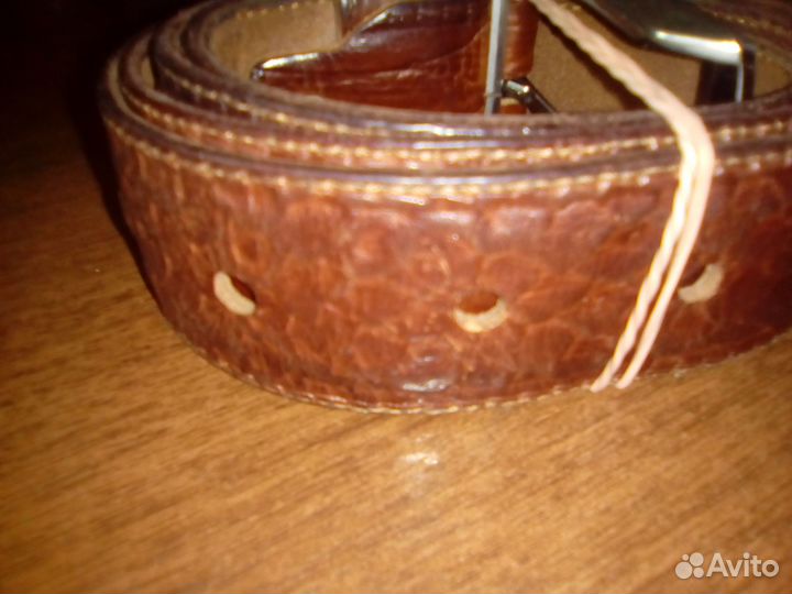 Ремень мужской кожаный