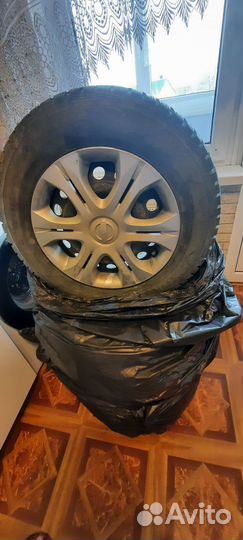 Колеса зимка R14.Состояние отличное Hankook