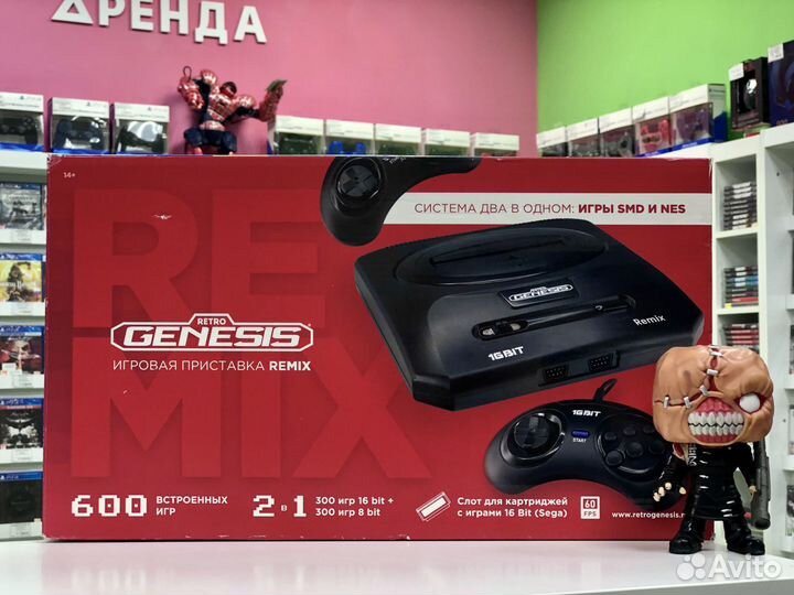 Игровая приставка Retro Genesis Remix +600 игр