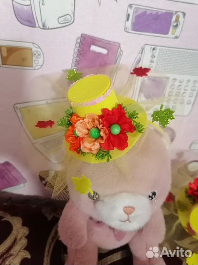 Ободок шляпка