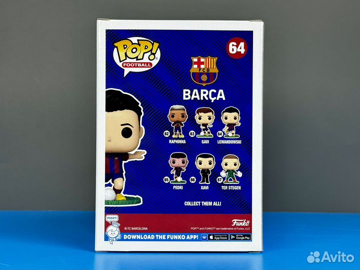 Funko Pop Football 64 Robert Lewandowski FC Barca