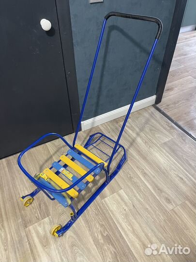 Санки с колесами