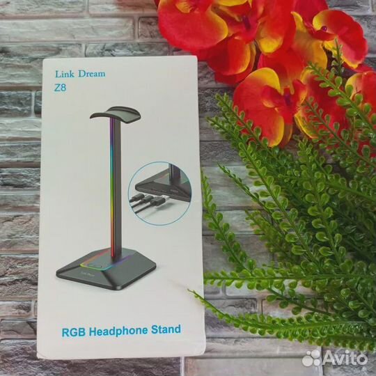 Подставка для наушников с RGB подсветкой